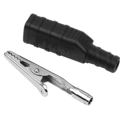 ETA3113A   4mm adapter alligator clip
