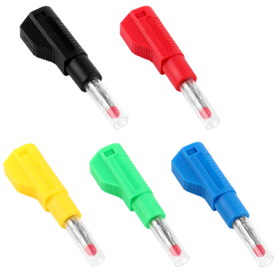 ETA3003   Stackable 4mm banana plug with  telescopic sheath